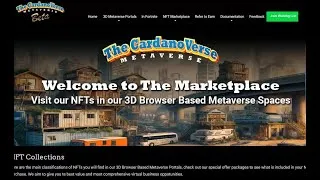 Thumbnail: The CardanoVerse 3D Browser Based Metaverse Portals - Visit our NFT Marketplace #NFT #nftgame