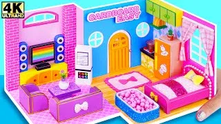 Thumbnail: How To Build Colorful Cardboard Easy Miniature House ❤️ DIY Miniature House