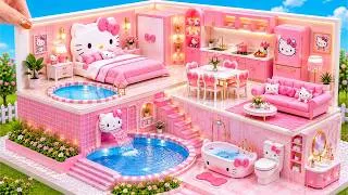 Thumbnail: 💗👑 Build Modern Pink Crafts House with Queen Bedroom & Luxury Home | DIY Miniature House ❤️