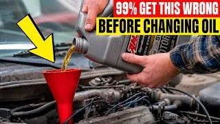 Thumbnail: THE OIL CHANGE SECRET: The COSTLY MISTAKE 99% of Drivers Make Before Every Oil Change (Real Test)