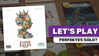 Thumbnail: Paper Tales Ultimate Regeln & Solo Let's Play | Das perfekte Solo Spiel?