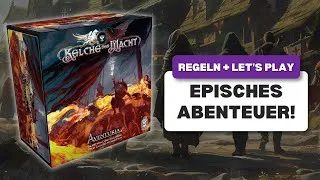 Thumbnail: Aventuria: Kelche der Macht Regeln & Let's Play | Ein Episches DSA Abenteuer Brettspiel