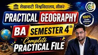 Thumbnail: Geography Practical File B.A Semester 4 | PDUSU | B.A Sem 4 Geography Complete Practical File PDUSU