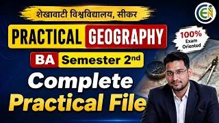 Thumbnail: Geography Practical File B.A Semester 2 PDUSU | B.A Sem 2 Geography Complete Practical File PDUSU