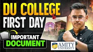Thumbnail: DU 1st Day Imp. Documents 🚨 | DU Physical Verification | Orientation Rules!