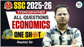 Thumbnail: SSC 2025-26 Stenographer | SSC Stenographer Economics | SSC GS | Economics by Rashid Sir #ssc