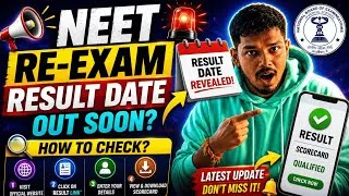 Thumbnail: 😱 NEET Result Date OUT! Don't Panic Before Watching This 🔥 Result Date Confirmed, There's a Twist! 😱