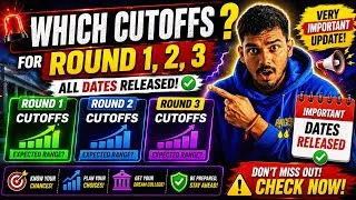 Thumbnail: 😱 TNEA 2026 Round 1, 2, 3 Dates OUT?! Which Students Come in Which Round🔥Round Dates Process🔥