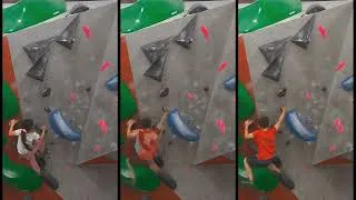 Thumbnail: Final V1 | Brother vs Sister Climbing Challenge – First Attempt Showdown!