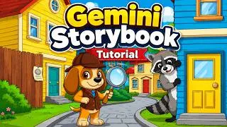Thumbnail: Make Storybook with Gemini AI  Step by Step tutorial for beginners