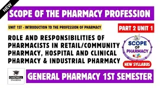 Thumbnail: Scope of The Pharmacy in India (New Syllabus) | Part 2 Unit 1 | General Pharmacy 1st Semester