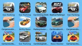 Thumbnail: Car Parking, Car Parking Simulator, Car Driving 2026, Real Car Parking 2, Car Games, Race Master