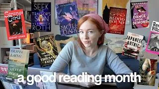 Thumbnail: finally, a good reading month | what i read in may (horror, romantasy, litfic)