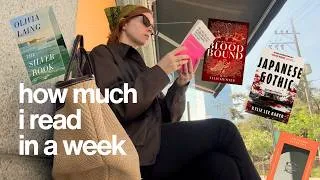 Thumbnail: a week in my life as a full time reader 📕 slumps, new books, how much i read