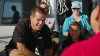 Thumbnail: Richie McCaw presents award to Carino Wildlife Cruises
