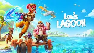 Thumbnail: Lou’s Lagoon Gameplay – Cozy Island Adventure, Crafting & Seaplane Exploration! ✈️🌴
