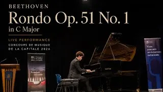 Thumbnail: Beethoven – Rondo in C Major, Op. 51 No. 1 | Live Concert Performance