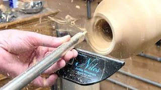 Thumbnail: Woodturning Cherry Vase
