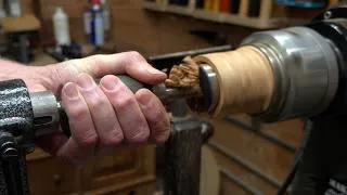 Thumbnail: Woodturning Maple And Walnut Lidded Box