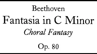 Thumbnail: Beethoven - Choral Fantasy, Op. 80 (with score, HD)