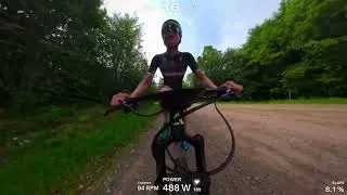 Thumbnail: 4x5min vo2max intervals, raw and uncut footage, cycling motivation