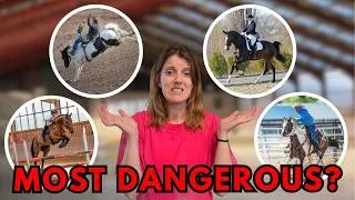 Thumbnail: MOST DANGEROUS HORSE RIDING SPORTS: Are You Doing #1? 😱