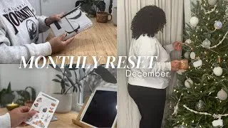 Thumbnail: DECEMBER RESET ROUTINE | new focus & intentions, sticker planning, tbr for december