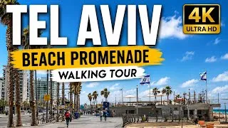 Thumbnail: TEL AVIV Beach Promenade Walking Tour 🇮🇱 | 4K City Walk with Real Sounds