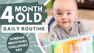 Thumbnail: DAILY ROUTINE of a 4 MONTH OLD Baby: Schedule, Milestones, Tips and Tricks | The Carnahan Fam