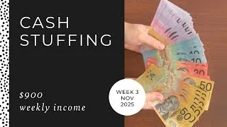 Thumbnail: 90s Movies Nostalgia 🤩 $900 Cash Stuffing Week 3 November | Australian Money