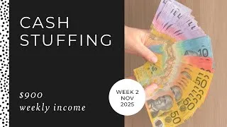 Thumbnail: POPMART OBSESSED 🤩 $900 Cash Stuffing Week 2 November | Australian Money