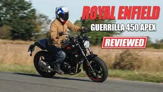 Thumbnail: Reviewed: Royal Enfield Guerrilla 450 Apex - it's warfare in the A2 class