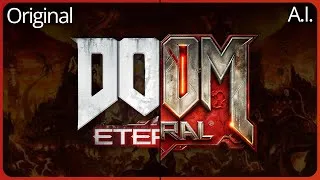 Thumbnail: Doom Eternal - At DOOM's Gate but it's continued by an AI