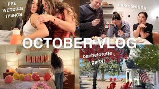 Thumbnail: OCTOBER | Gilmore girls themed bachelorette party, parents weekend, midterms