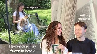 Thumbnail: re-reading a favorite book, straightening my hair, & days in the garden ~ Anne of Green Gables vlog