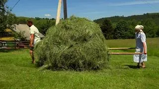 Thumbnail: What a Carpathian Family of 7 Eats After Moving a GIANT Haystack by Hand