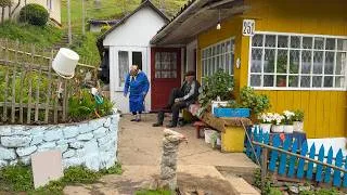 Thumbnail: Hard Mountain Life of Grandma Maria & Grandpa Vasyl | Spring Gardening and Traditional Cooking 🌄🐈