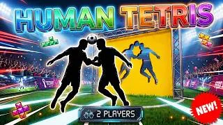 Thumbnail: Immersive Interactive Warm Up | HUMAN TETRIS х 2 Player Co-op  |⚽ World cup edition | FULL #1