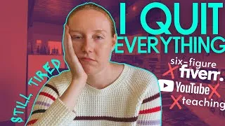 Thumbnail: the burnout didn’t leave when i did 💀 work-life update