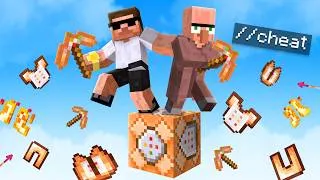 Thumbnail: Minecraft but there's Only One Command Block...