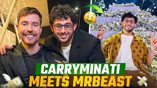 Thumbnail: CARRYMINATI MEETS MRBEAST IN SAUDI 💸💸 @MrBeast @CarryMinati