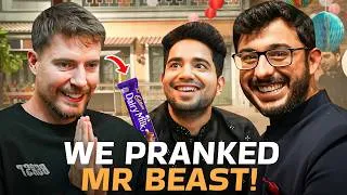 Thumbnail: UNSEEN FOOTAGE - MR BEAST INDIA VLOG | CARRYMINATI