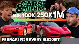 Thumbnail: We Found the Best Ferrari at Every Price, From $50K to $50M. Cars & Friends!