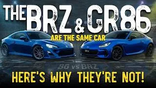 Thumbnail: The BRZ and GR86 Are the Same Car. Here's Why They're Not!