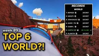 Thumbnail: TOP 6 WORLD! 🔥 My Week 89 PB Progression | Trackmania Weekly Shorts