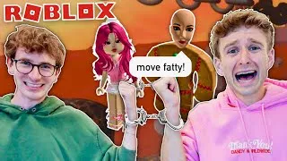 Thumbnail: Playing Roblox CHAINED To My Twin😭 w Scott Kress