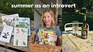 Thumbnail: life of an introvert💌 thrift with me, simple summer days & what's in my hobby basket