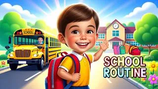 Thumbnail: Perfect School Day Routine Spoken English!
