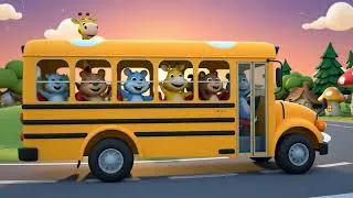 Thumbnail: The Wheels on the Bus | Animal Friends Adventure | Baby Songs & Rhymes