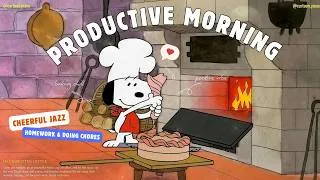 Thumbnail: Baking with Chef Snoop 🐾✨ Relaxing Jazz for Your Morning | Productivity, Focusing